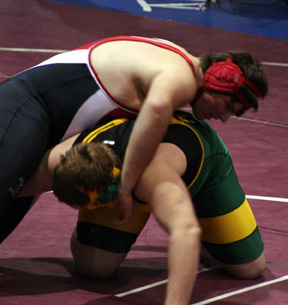 Mitchel Jungert against a Potlatch opponent.