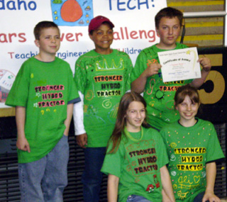 The Stronger Hydro Tractor team.