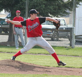 Kyle Holthaus had 10 strikeouts and scattered 8 hits against Wallace.