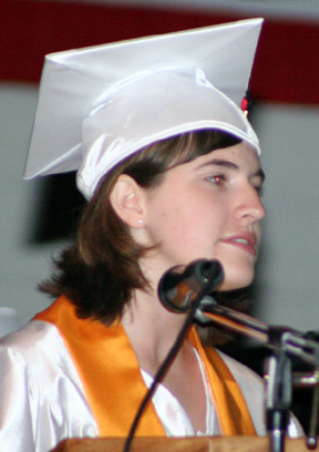 Co-salutatorian Alex Richardson.