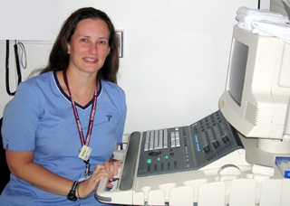 Bonnie Radavich, new ultrasound tech at Syringa Hospital.