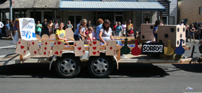 Cottonwood Credit Union's float.