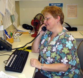 Cathie Hylton, RN, SMHC Employee Health Nurse, discusses the high number of employee flu immunizations.