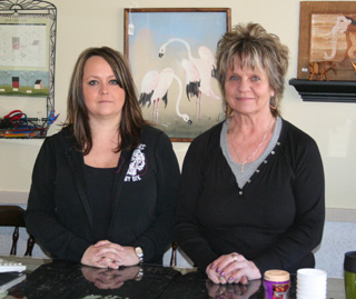 Melissa and Becky Madden, owners of The Corner Cupboard.
