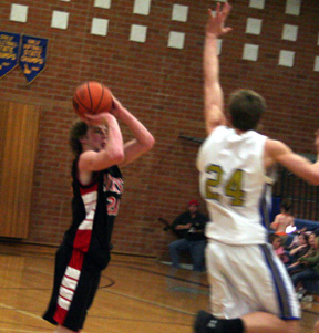 David Sigler gets a rare open look in the Genesee game.