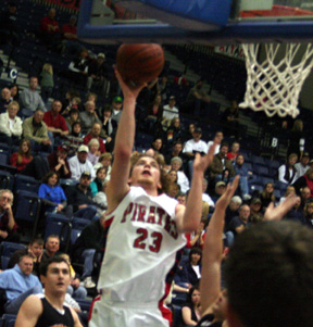 David Sigler drove in for a lay-up.