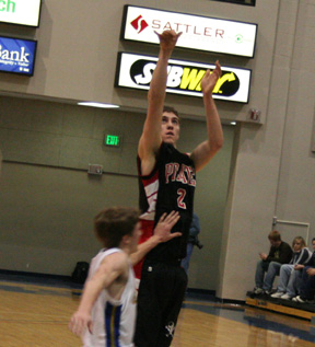 Eric Daly puts up a jump shot.