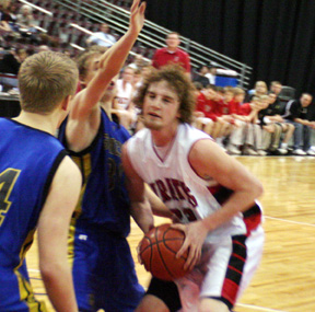 David Sigler found the going rough inside against Gensee.