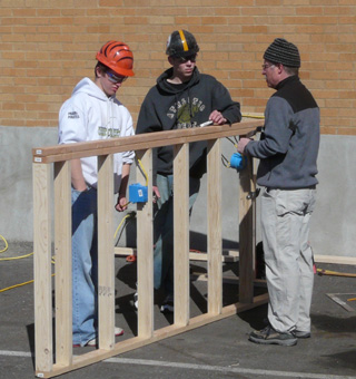 Kyle Holthaus and Steven Baerlocher received a 2nd place in construction technology.