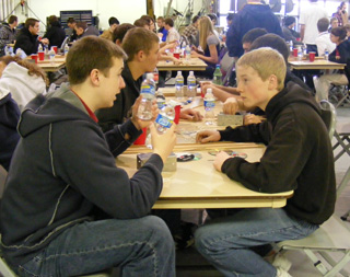 D.J. Walker and Silas Whitley discuss their projects.