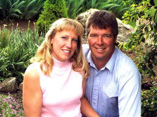 Karen and Doug Lustig, third generation owners of the farm.