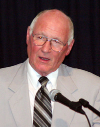 Commencement speaker Jerry Wren.