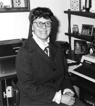 Sister Mary Geis serving as subprioress of the Monastery of St. Gertrude, late 1970s.