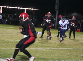 David Sigler makes a catch for a first down that kept a second quarter drive going.