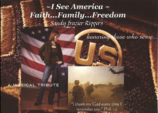 Sandy Riggers is featured at the Veterans Day program.