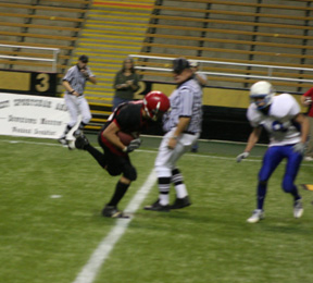 Tyrell Langston scores a second half touchdown.