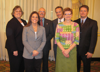 Shari Kuther, RN, (far left) joined other Progressive Agriculture Foundation board of directors at their recent meeting. She was recently voted to the national board for her activities over the years coordinating local Farm Safety Days.