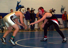 Garrett Schmidt in action at New Plymouth.