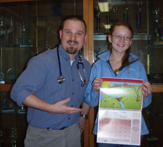 Dr. Matthew Nelson teams up with Sarah Seubert, last years poster contest winner whose winning design is featured in the 2010 Idaho TAR WARs calendar.