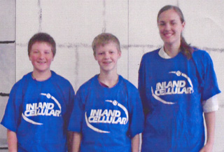 Josh Frei scores inside against Nezperce.