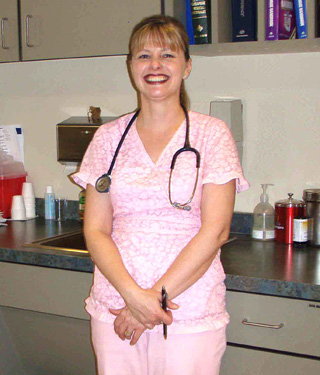 Tina Fernandez, CMA, is St. Marys Hospital and Clinics Employee of the Month. She is Dr. Jack Secrests medical assistant.