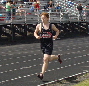Brock Heath qualified for state in the 800, 1600 and 3200.