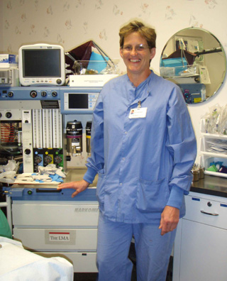 Pat Forsmann, OR/CS Supervisor, was selected as the July Employee of the Month at SMHC.