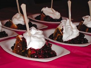 The famous Raspberry Shortcake from which the Raspberry Festival gets its name.