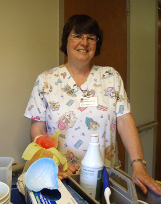 Debbie Rose is the August employee of the month at St. Marys Hospital and Clinics.