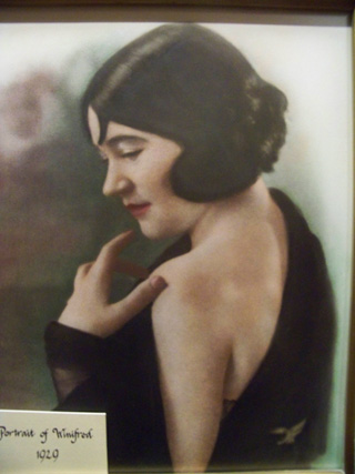 A portrait of Winifred Rhoades.