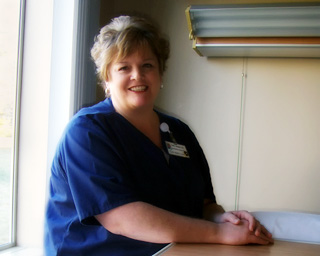 Kathy Seubert, RN, was selected as the SMHC 2010 Employee of the Year.