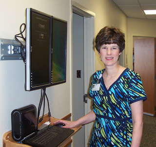 Julie Church, RN, was named the SMHC April Employee of the Month.