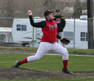Robert Nau had the curveball working as he struck out 9 Timberline hitters in 4 innings.