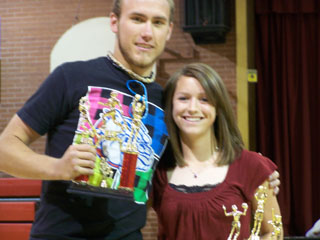 Devin Schmidt and Megan Sigler were named Athletes of the Year at the Awards Assembly last week. Photo provided by PHS.