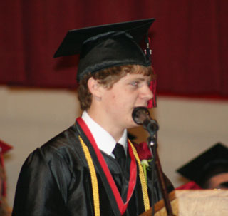 Brock Heath did the introduction for Teel Bruner and he took great advantage of his opportunity at the microphone.