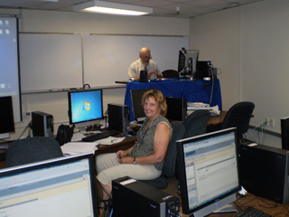 Sonesa Lundmark during the training. Photo by Renee' Forsmann.