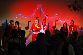 The Coffey Twins & the Satins performing during Brats & Brew. Photos provided by Ed McMillion