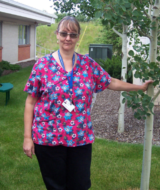 Teresa Bryant is the July Employee of the Month at St. Marys Hospital.