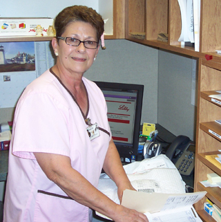 Leona Marie is the August employee of the month at St. Mary’s Hospital. Photo provided by Cheri Holthaus.