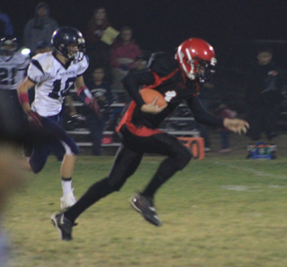 Lucas Arnzen broke into the clear for a long touchdown run in Fridays game.