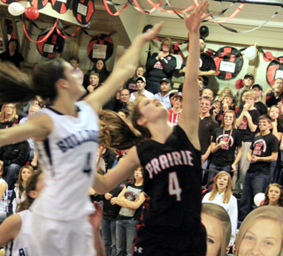 Tanna Schlader had a triple-double against Grangeville with 18 points, 18 rebounds and 12 steals.