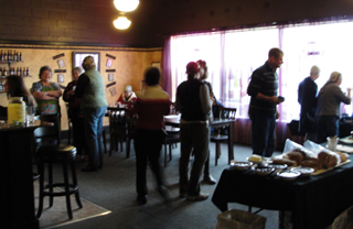 Over seventy people attended the benefit for the Camas Prairie Food Banks's community garden project.