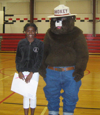 Madison Shears took second among 4th graders.