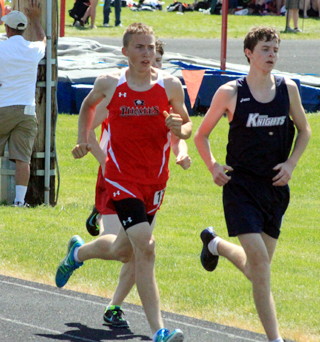 Peter Spencer qualified for state in both the 1600 and 3200.