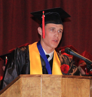 Co-Valedictorian Kade Perrin