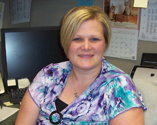 Ralyn Horton is the June employee of the month at St. Marys Hospital. Photo provided by Cheri Holthaus.
