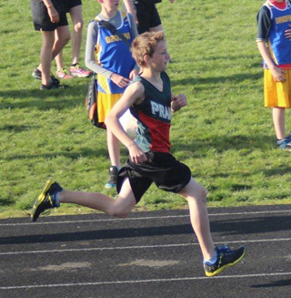 Nathan Gimmeson in a running event.