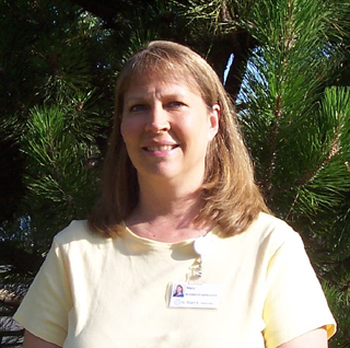 Mary Higgins is the August employee of the month at St. Marys Hospital.