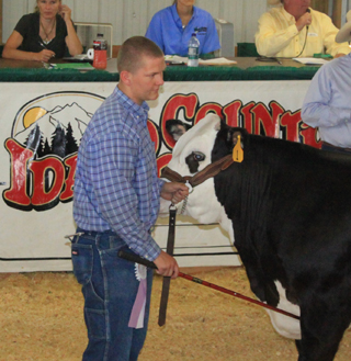 Phillip Spencer had the reserve champion quality steer.