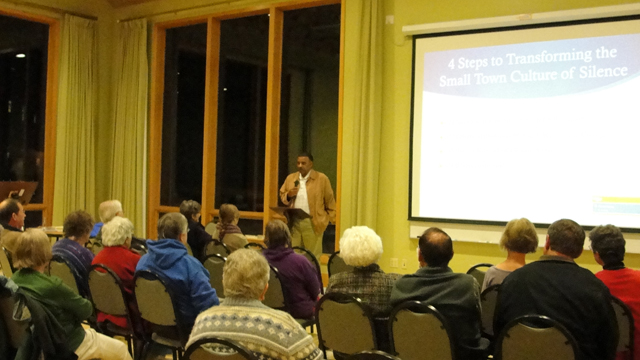 Jeff Guillory, Director of Diversity Education at WSU, was one of last weeks presenters at the Monastery of St. Gertrudes Justice Talks.